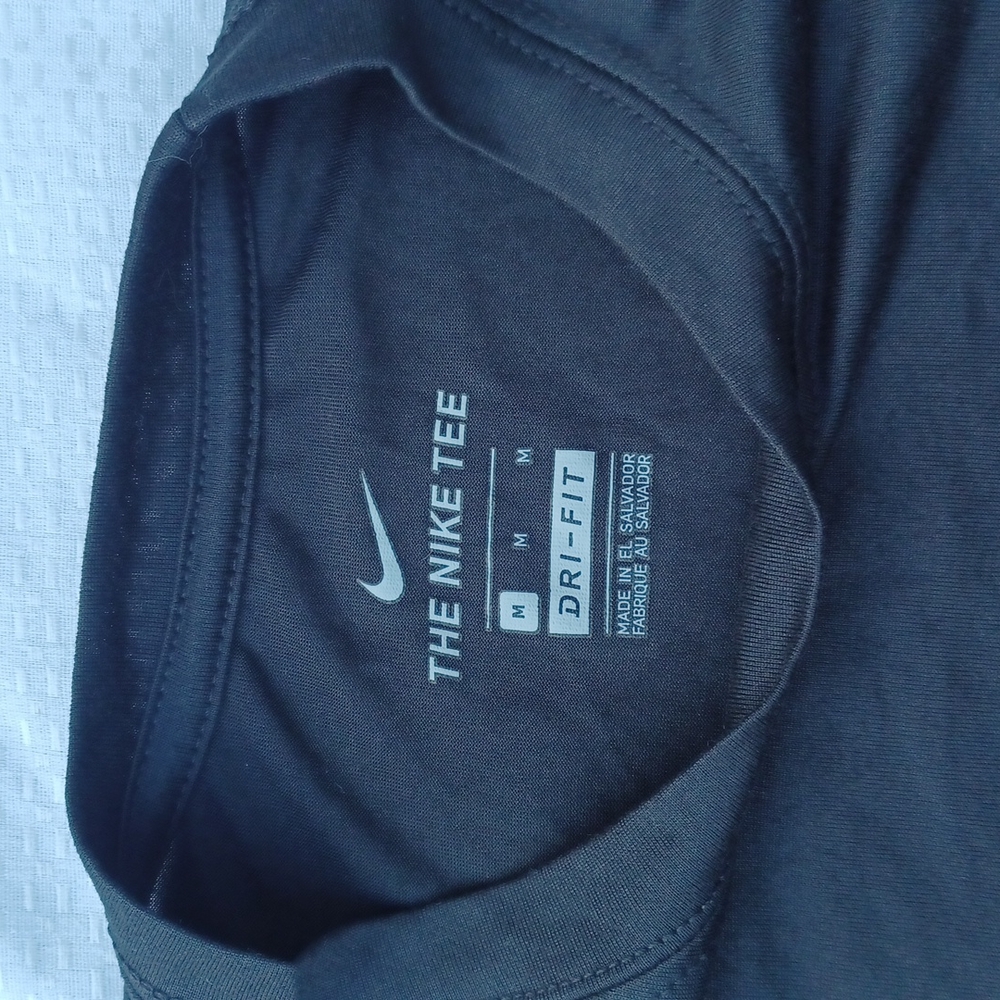 Nike men's short sleeve shirt color black size M - Picture 4 of 9